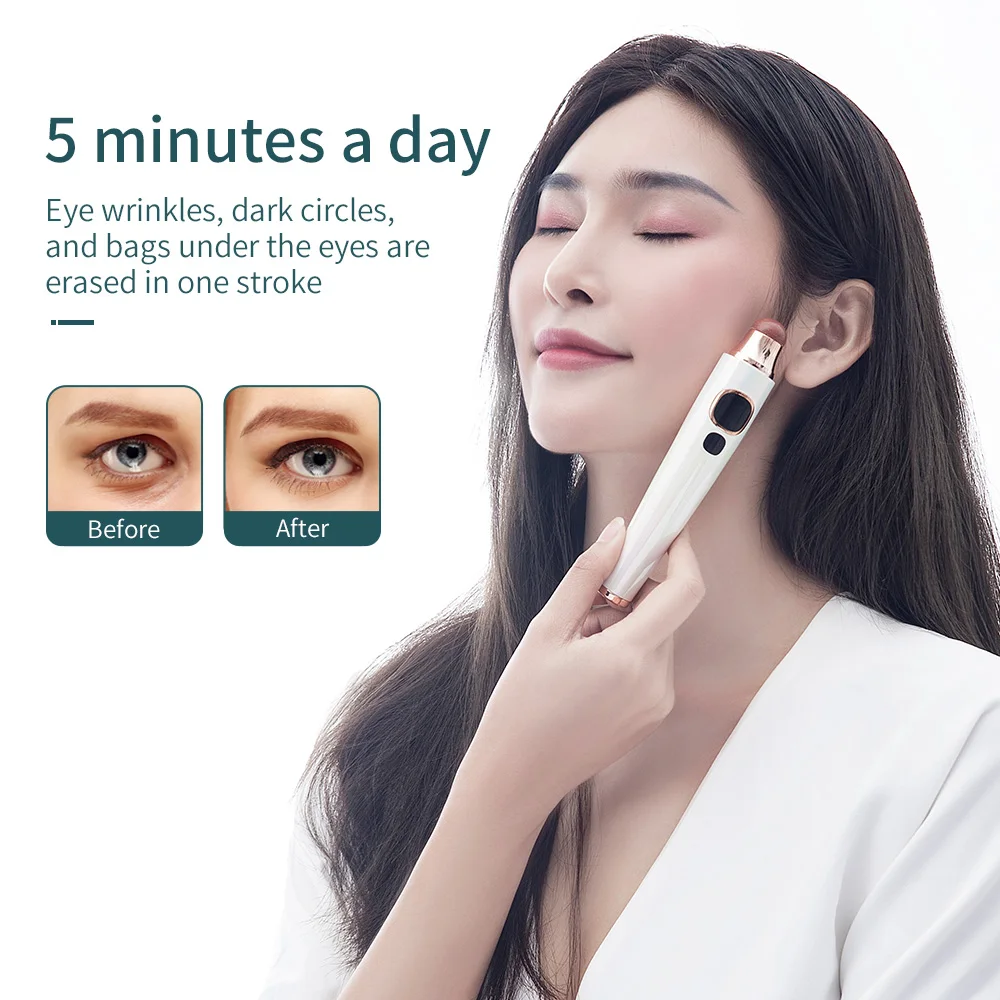 

Heating Electric Vibration Eye Massager Anti-Ageing Wrinkle Dark Circle Wrinkle Removal Beauty Lift Eye Care