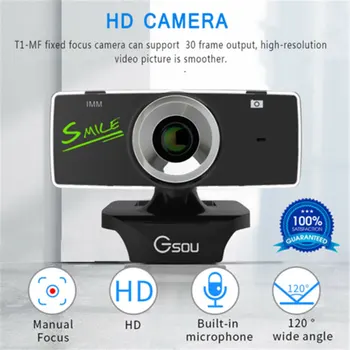 

USB2.0 HD Webcam Camera Web Cam With Microphone For Computer PC Laptop Desktop