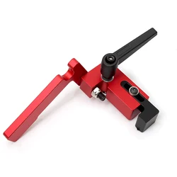 Aluminum Flip Stop Chute Locator for Woodworking and DIY Workbenches (E)