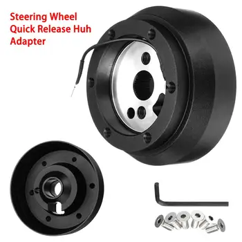 

Steering Wheel Quick Release Hub Adapter Snap Off Boss Kit Car Universal