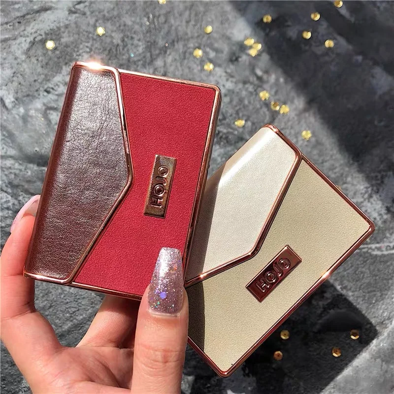 Fashion Weekly Magazine Shining Eye Shadow Textured Leather Matte Glitter Shimmer Nude Long lasting Pigment Beauty Eye Makeup