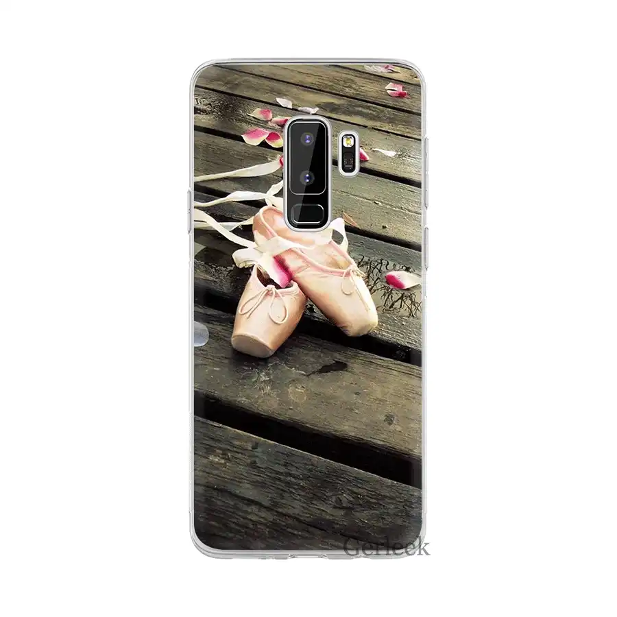 Чехол для телефона из ТПУ Samsung Galaxy S6 S7 край S8 S9 S10 S10E Plus Note 8 9 M10 M20 M30 M40 крышка балетки