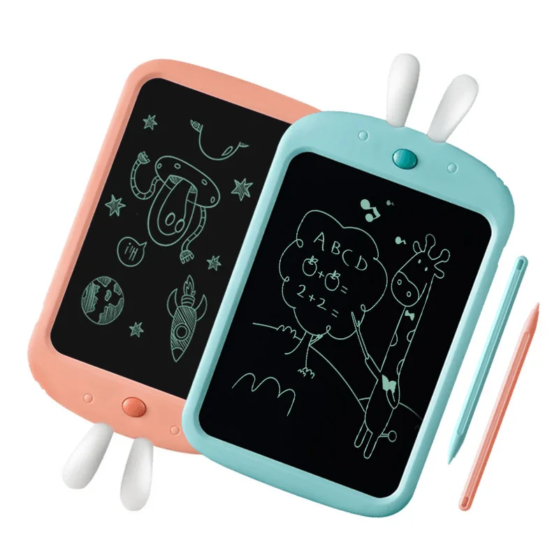 Beiens новые продукты детей жидкий кристалл Sketchpad кролик граффити ключ устранения черные игрушки доска для письма Zj08