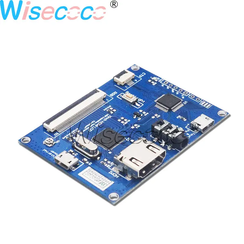 Wisecoco RGB LVDS HDMI USB драйвер платы контроллер совместим с емкостным сенсорным экраном панели