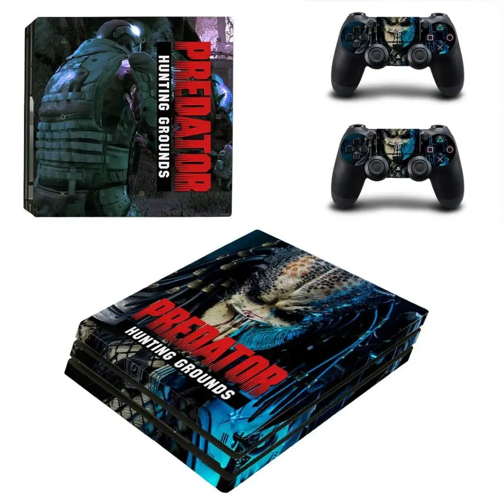 Хищник: охотничья площадка PS4 Pro наклейка Play station 4 Кожа Наклейка для playstation 4 PS4 Pro консоль и контроллер скины
