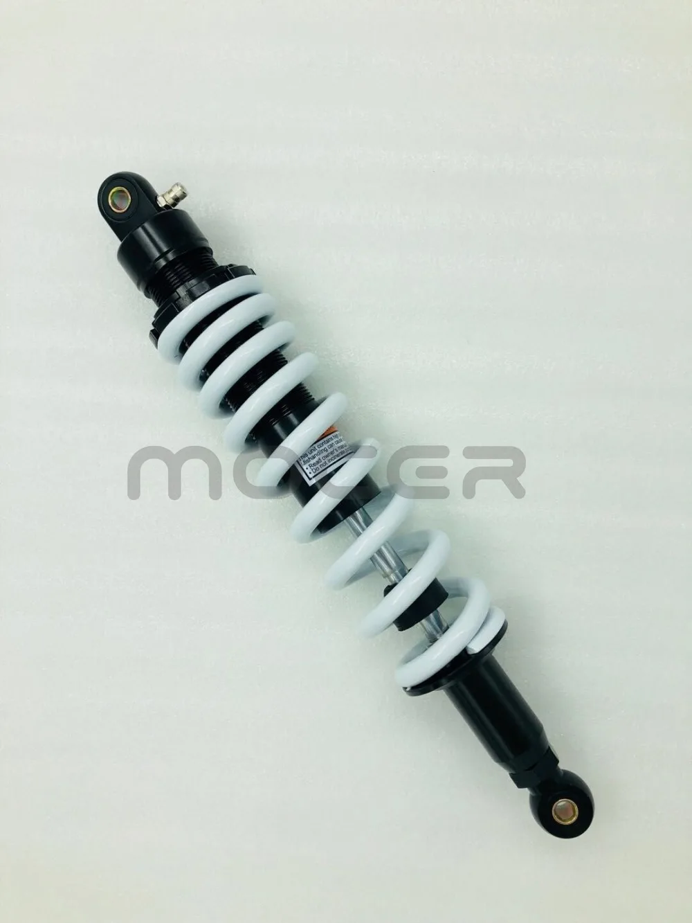 

Universal 410mm Nitrogen Motorcycle Spring 12mm Bumper for DIRTY BIKE ATV Beach Kart Vehicle black + white