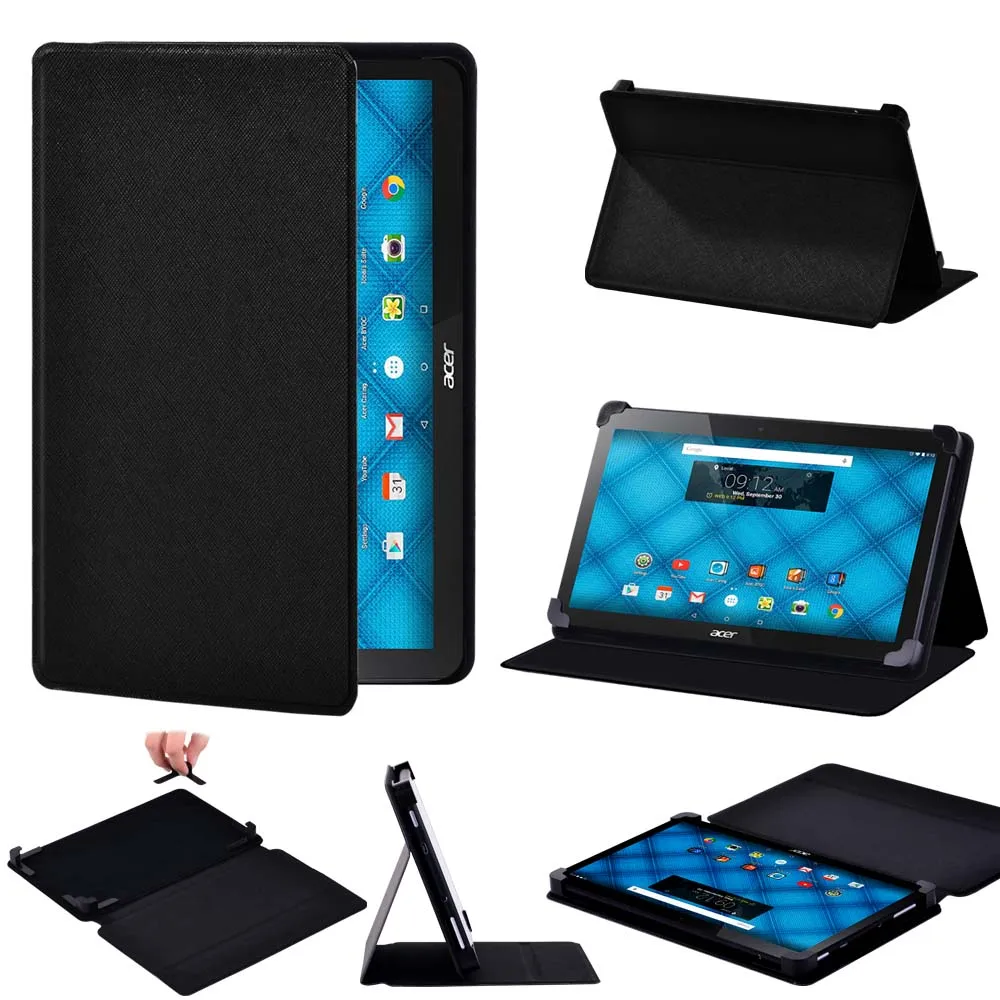 Étui pour tablette pour Acer Iconia One 10 B3-A10 A20 A30 A40 A50 10.1  pouces en cuir PU support pliant coque de protection + stylo - AliExpress