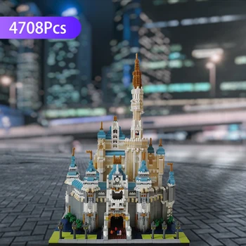 

66519 Disney castle building block girl series small particle assembly toys Small particle princess adult high difficulty