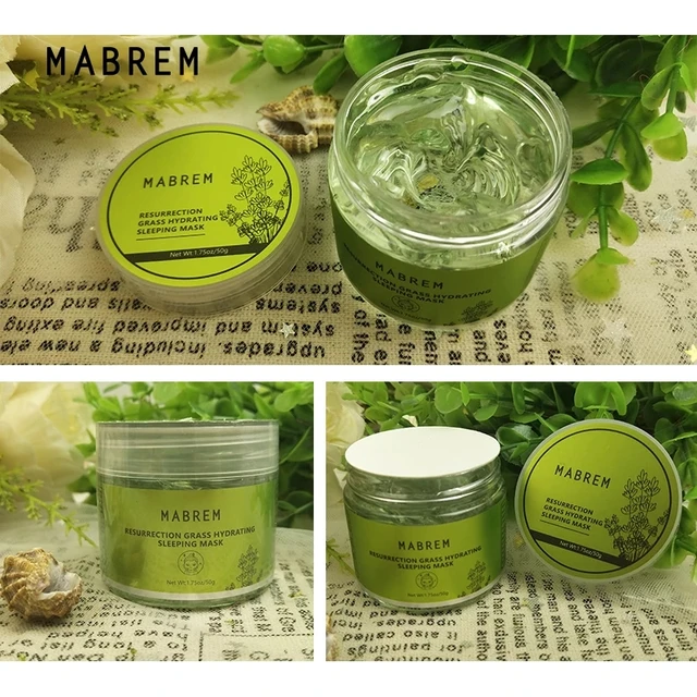 MABREM Plant Hydrating Face Mask Moisturizing Anti Aging Whitening Skin Care Revitalizing Cream Sleeping Facial Mask