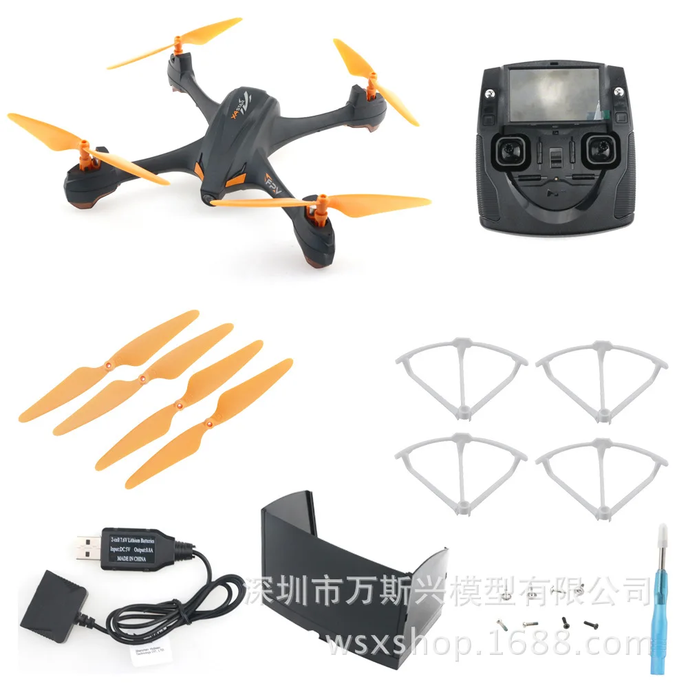 HUBSAN H507d 5,8G передача изображения в реальном времени g ps набор высокая фиксированная точка с функцией следования четырехосный самолет для Areal Photog