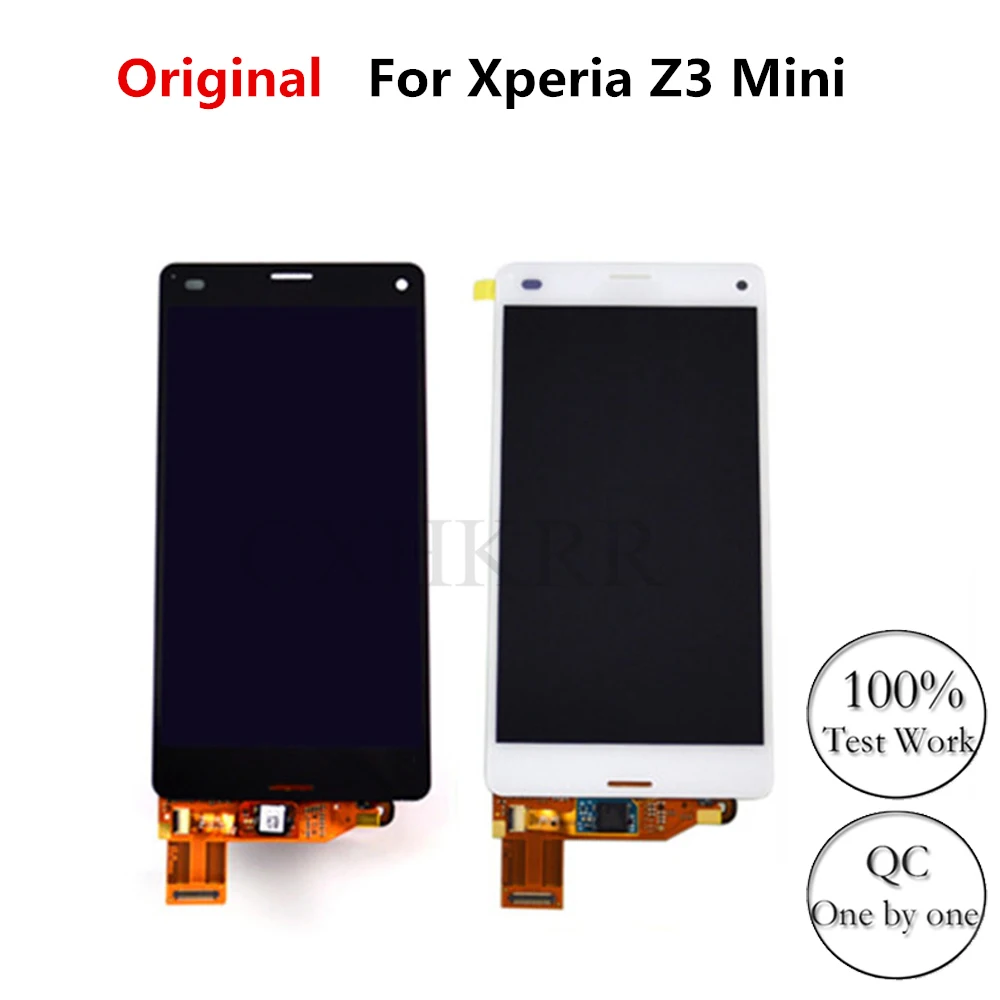 CXHKRR оригинальное качество ЖК-дисплей стеклянная панель для Sony Xperia Z3 Mini D5803 D5833