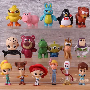 

Buzz Lightyear Woody Jessie Wheezy Bulleye Mutant Toys Action Model Toy Movie PVC Collection Q Version Figure Set