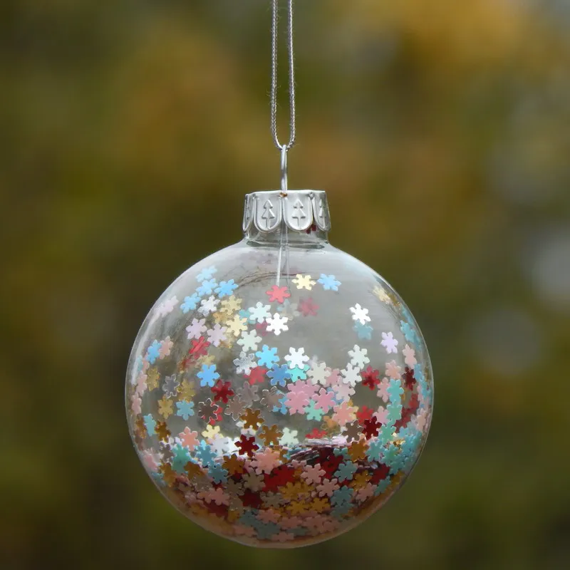 Прозрачный стеклянный шар диаметр = 12 см среднего размера элемент для