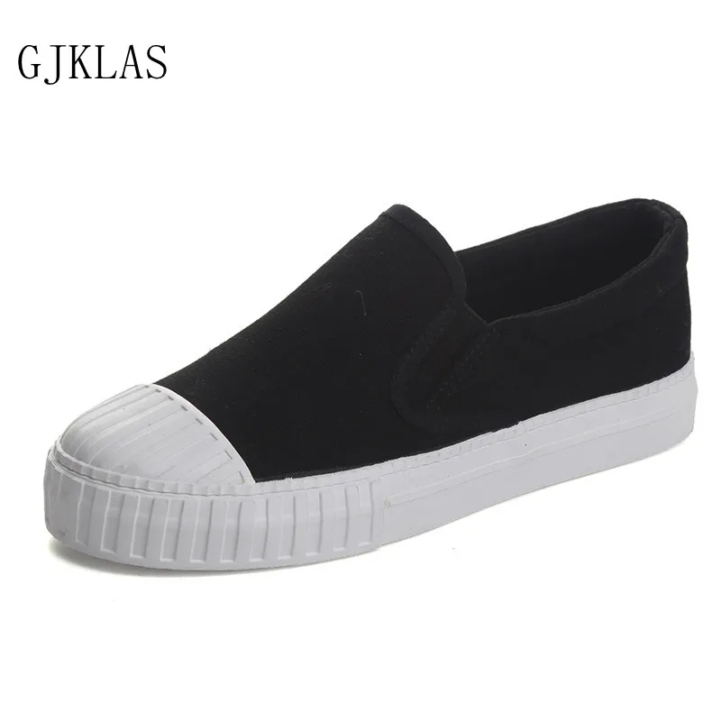 

Slip on Canvas Shoes for Women Flats Sneakers Casual Black White Shoes Woman Sneakers Loafers Womens Fashion New Sport Shoes
