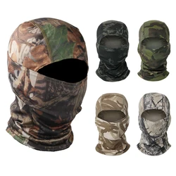 Tactical Camouflage Balaclava Full Face Mask CS Wargame Army Hunting Cycling Sports Helmet Liner Cap Military Multicam CP Scarf