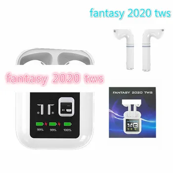 

FANTASY 2020 TWS Headphone True Wireless Earphones Bluetooth 5.0 Earphone 1.3 Inch LCD Display Headset IPX4 waterproof Earbuds