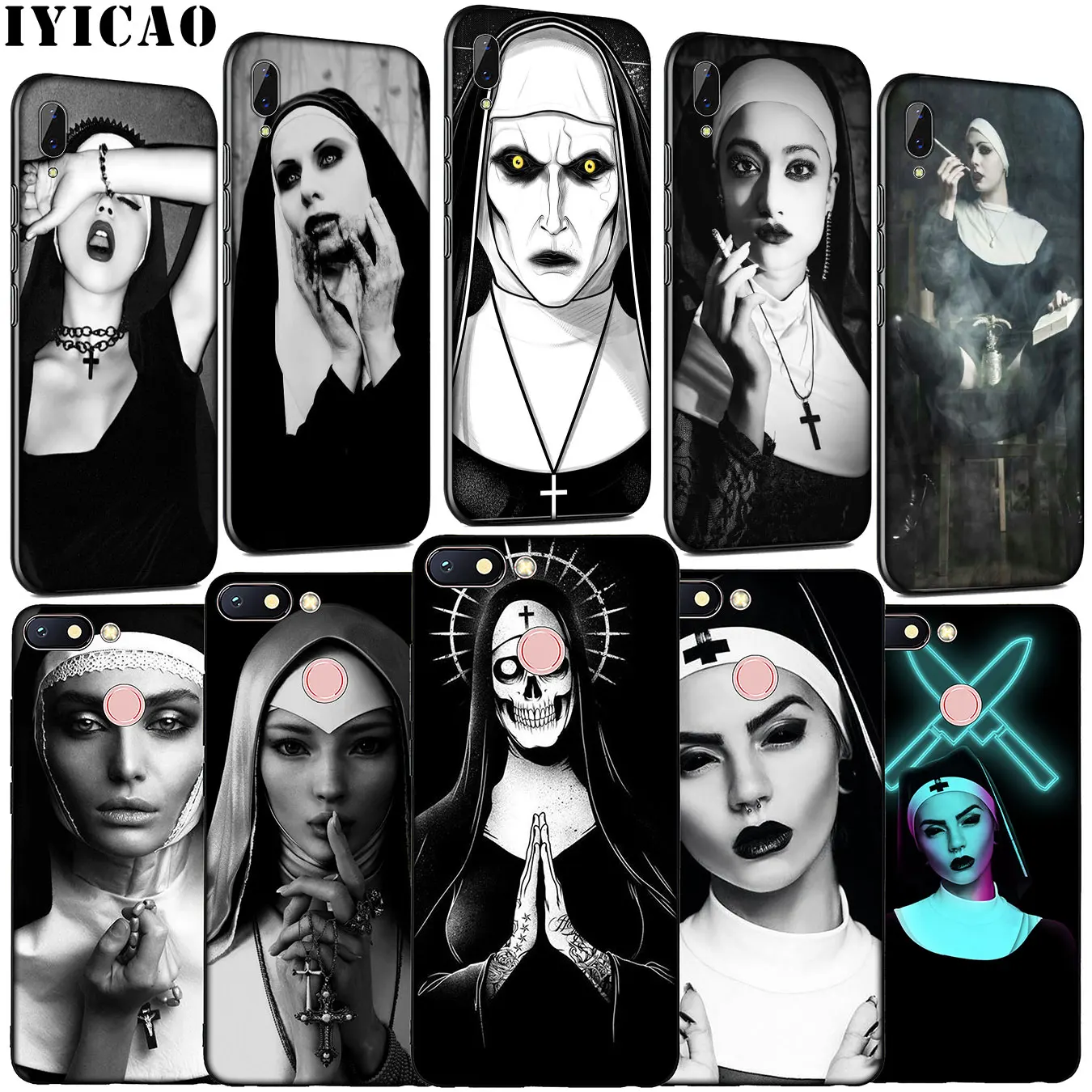 IYICAO Sister Nun Мягкий силиконовый чехол для телефона Xiaomi Redmi Note 8 8T 8A 7 7A 6 6A 5 5A K30 K20 Pro GO S2 |