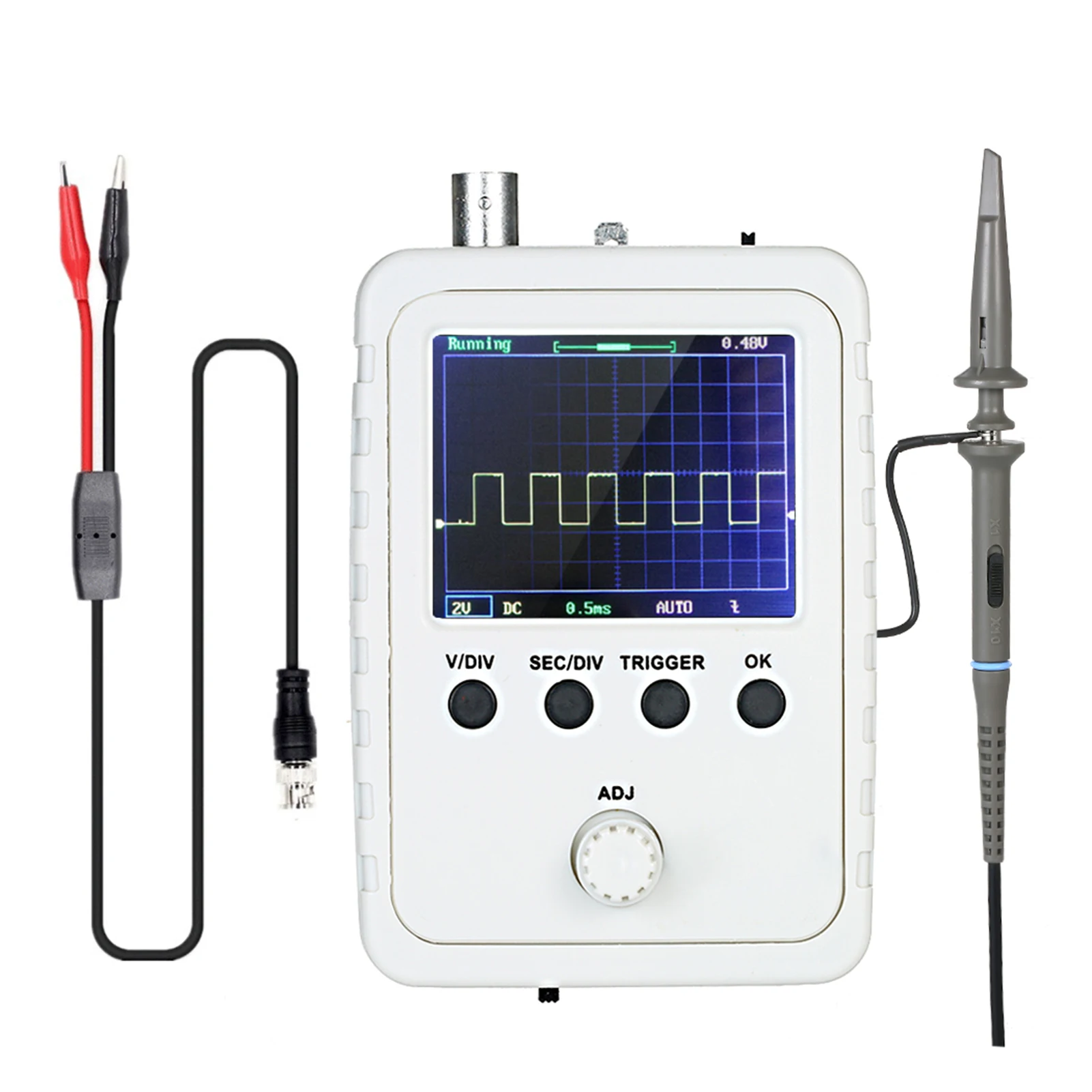 Фотоэлемент KKmoon 2 4 дюйма с блоком питания BNC Clip Cable Probe DS0150 (собранная готовая