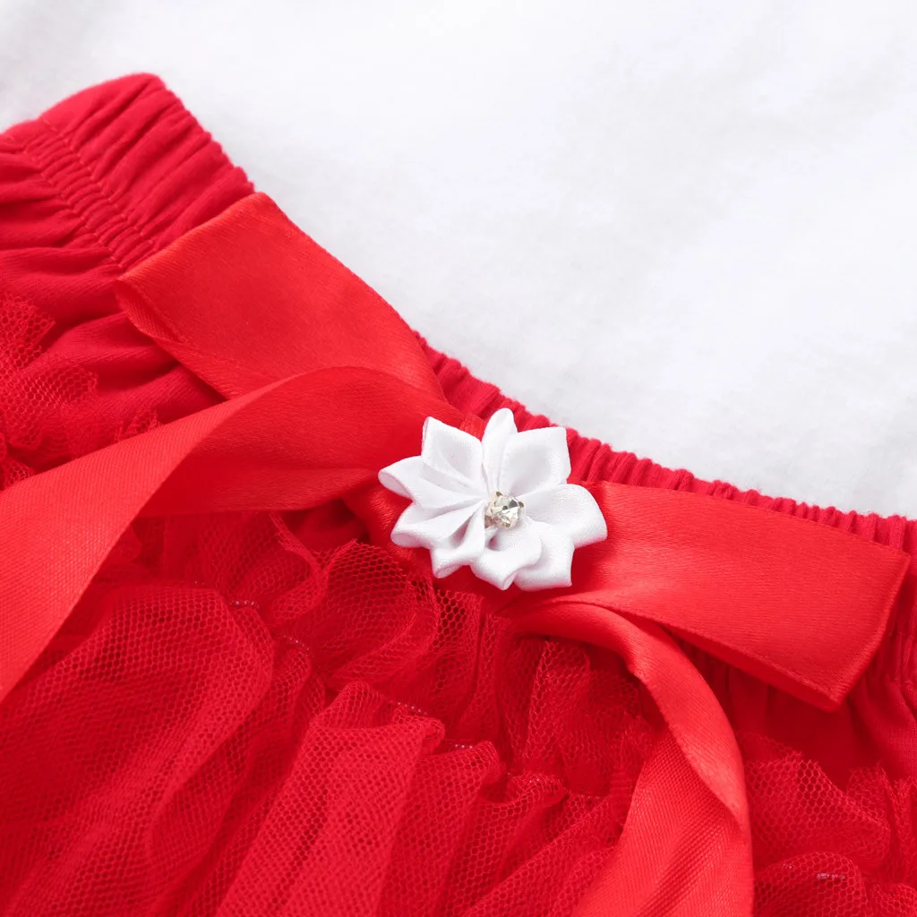 Одежда для малышей комплект одежды для новорожденных с надписью «My First Valentine», комбинезон с сердечками для маленьких девочек, топы+ фатиновая юбка-пачка комплект одежды на День святого Валентина