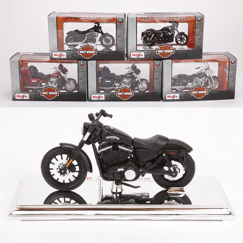 Модель мотоцикла Maisto 1:18 15 Игрушечная модель велосипеда для Harley 2009F XDFSE CVO FAT BOB 2016