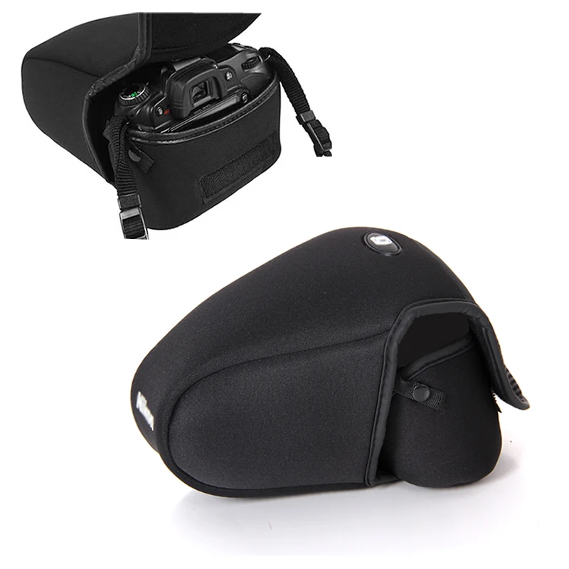 Custodia In Neoprene Per Fotocamera Nikon COOLPIX (B700, B600, B500, P610, P600, P530, P520, P510, P500)