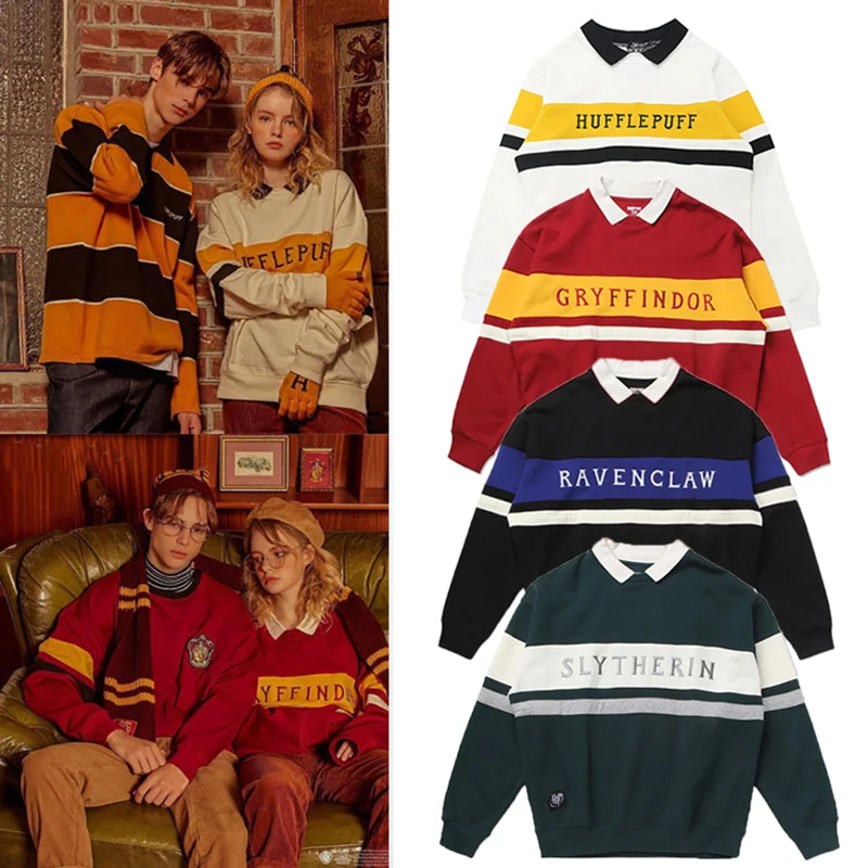 

Fashion Sweater Potter Couple Sweater Magic School Gryffindor Uniform Medal Tide College Quidditche Neckline Birthday Gifts