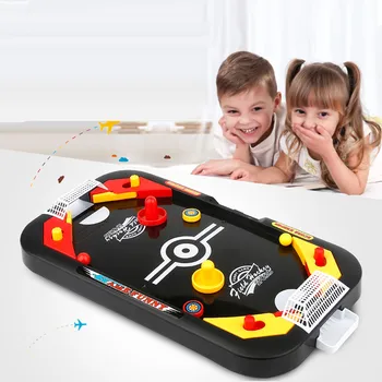 

Mini Hockey Table Game For Kids Soccer Ice Desktop Interactive Toy Anti-stress Funny Gadgets Family Party Toys For Children Gift
