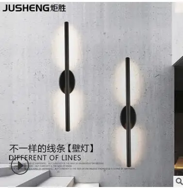 

Individuality wall lamp LED 360-degree rotatable stair crossing lamp simple background bathroom mirror lamps