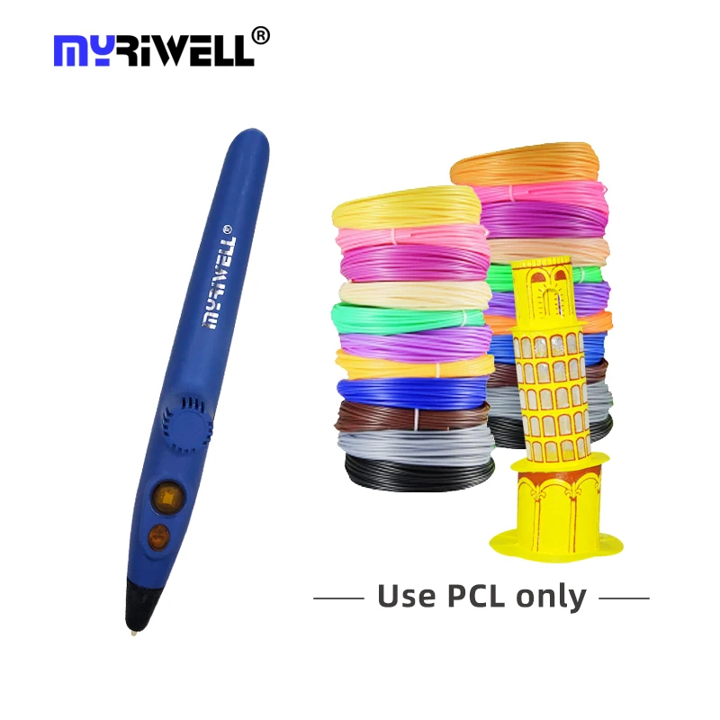 Myriwell RP-200A DIY Gift Toy support 1.75mm Filament   3D pen 3D Printing Pen For Kids High quality