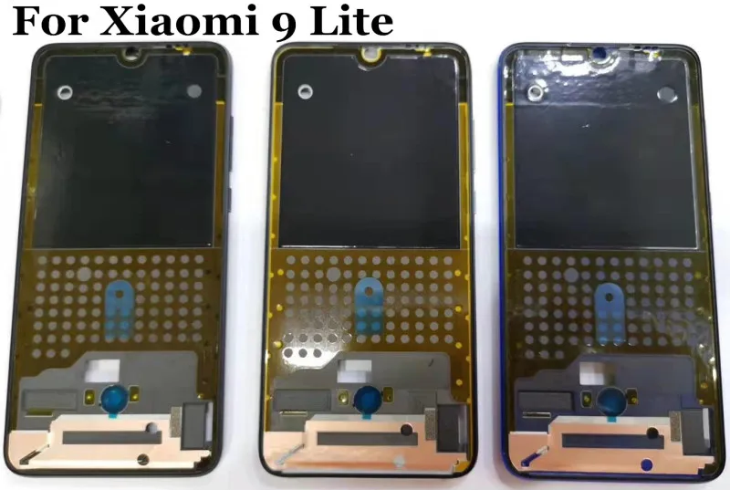 Для Xiaomi 9 lite mi9 lite, средняя рамка, пластина, корпус, лицевая панель, рамка, ЖК-дисплей, поддержка, передняя рамка, ремонт