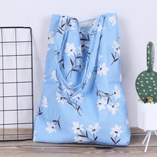 1 шт. Льняная сумка с рисунком орхидеи, эко-сумка для покупок, уличные холщовые сумки на плечо