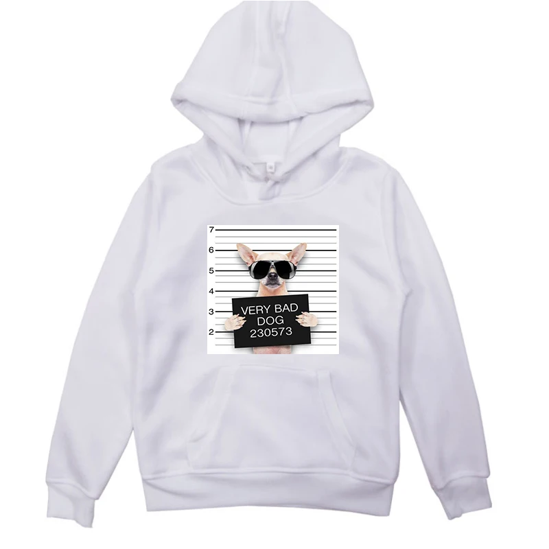 Очень Bad Dog/толстовка с длинными рукавами; осенне-зимняя толстовка унисекс; хлопковые толстовки для мальчиков и девочек; детская одежда унисекс - Цвет: Hoodies 1