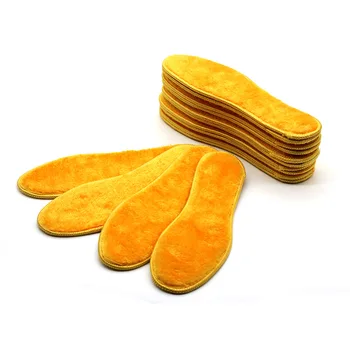 

Winter Warm Wool Insoles Thermal Imitation Cashmere Insoles Soft Comfortable Thickened Heated Shoes Pads Men Women Soles A145