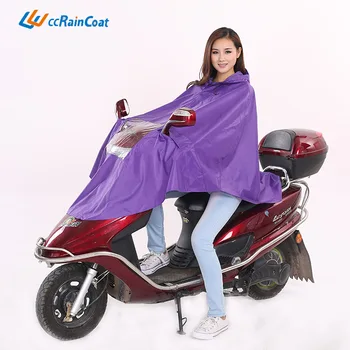 

Motorcycle Electrombile Rainwear Poncho Polyester Raincoat Outdoor Waterproof Male Female Riding Rain Coat Breathable