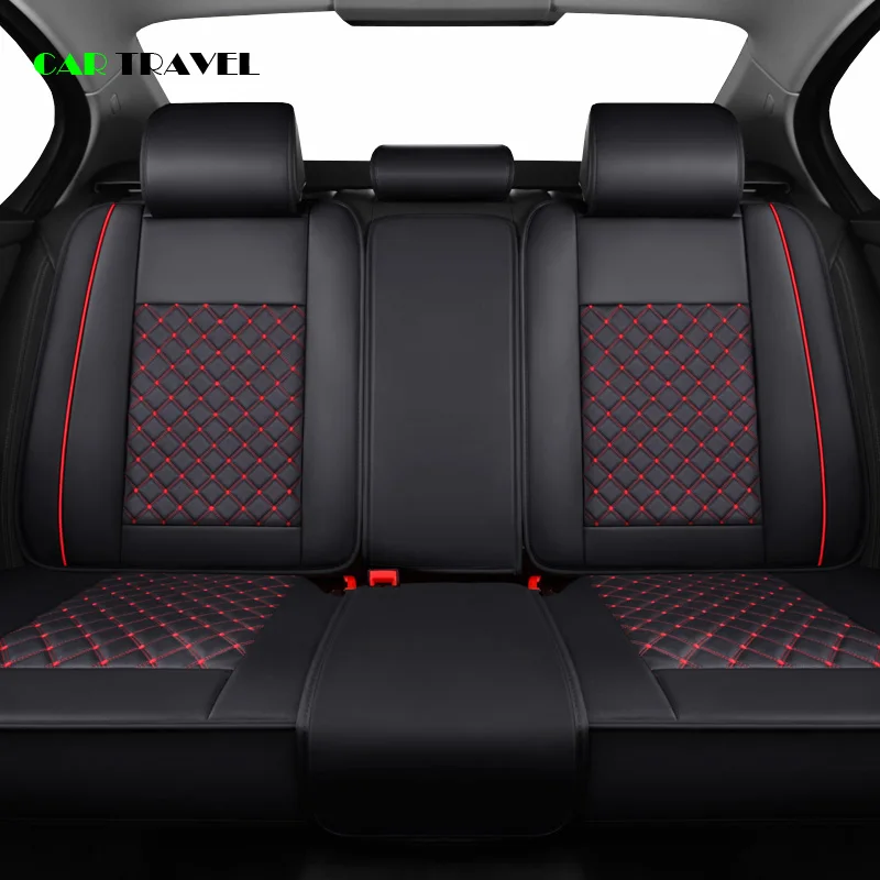 Передняя+ задняя) Роскошный кожаный чехол для автомобильного сиденья 4 сезона для Honda Accord подходит для Civic CITY CR-V XR-V Odyssey Element Pilot URV auto