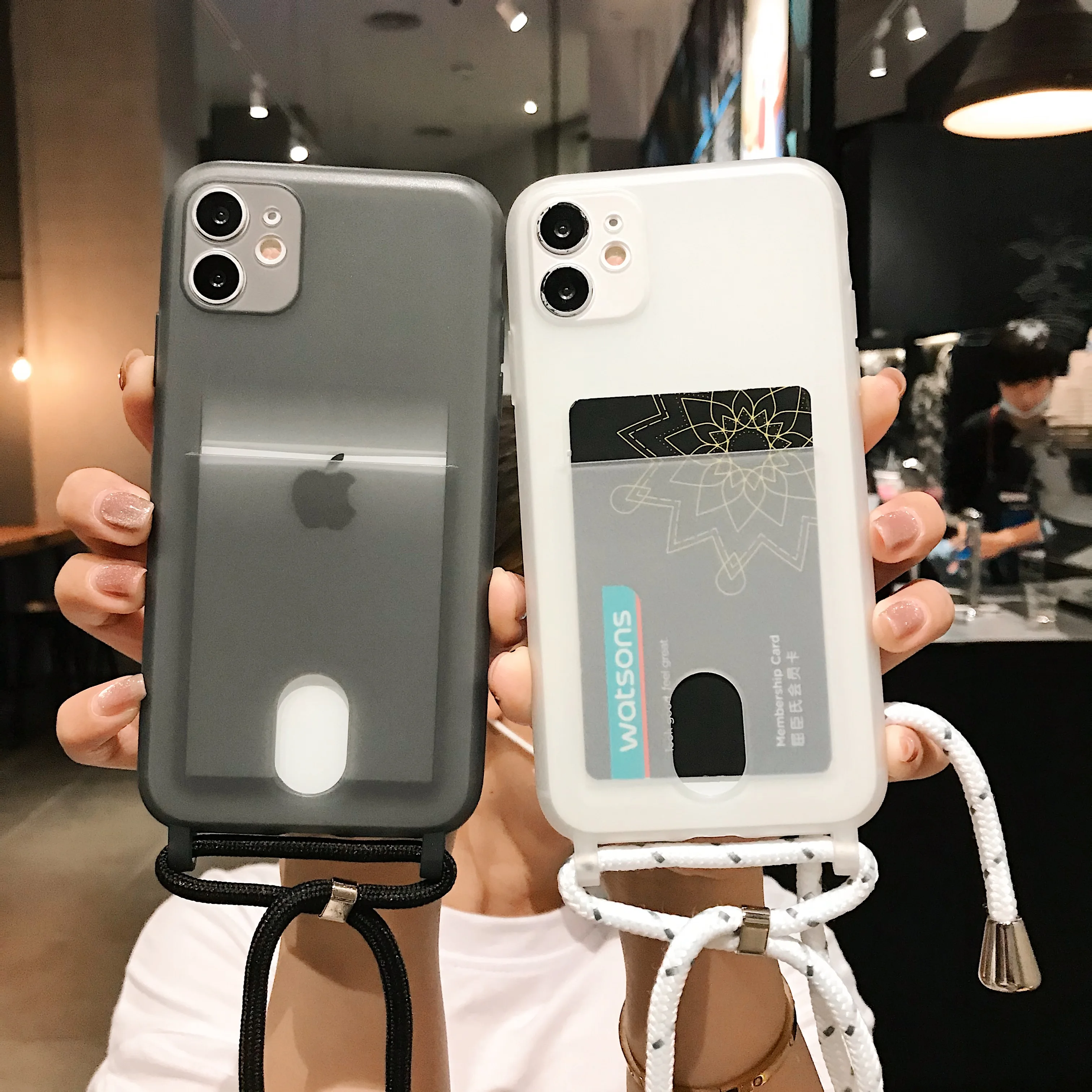 Роскошный чехол для телефона с цепочкой и ожерельем iPhone 11 Pro XS MAX X XR ремешок на шею