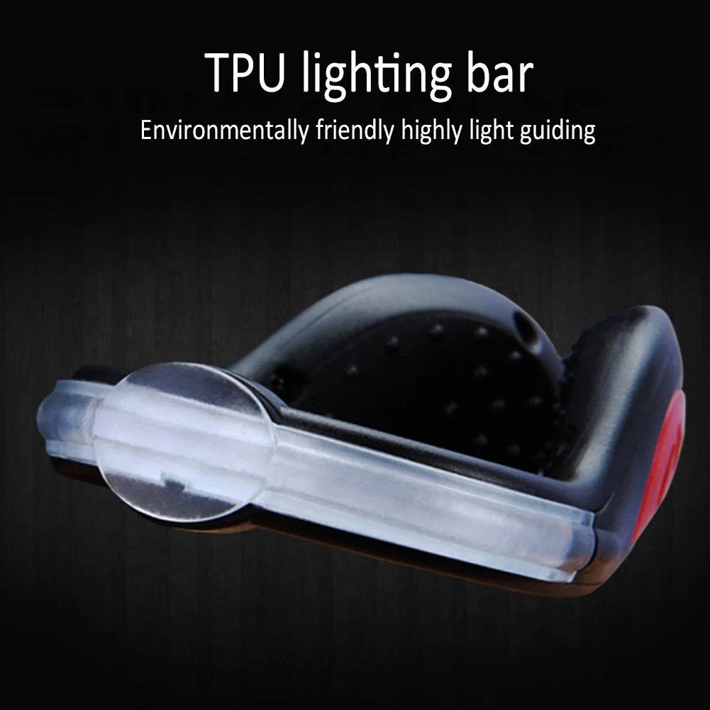 USB зарядное устройство наружный велосипедный светильник Светодиодный светящийся безопасный ночной зажим для беговой обуви велосипедный Предупреждение льная лампа безопасный мигающий светильник