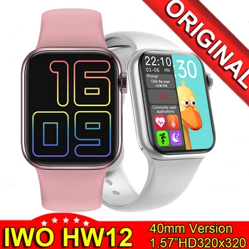 

IWO HW12 Smart Watch Women Men 40mm 1.57"HD 320x320 Custom Wallpaper Bluetooth call Health Monitor Smartwatch For iOS Android