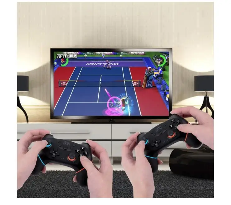 Беспроводной Bluetooth геймпад для Nintendo Switch Pro контроллер Bluetooth джойстик игровой консоли 6-осевой ручка для NS Переключатель