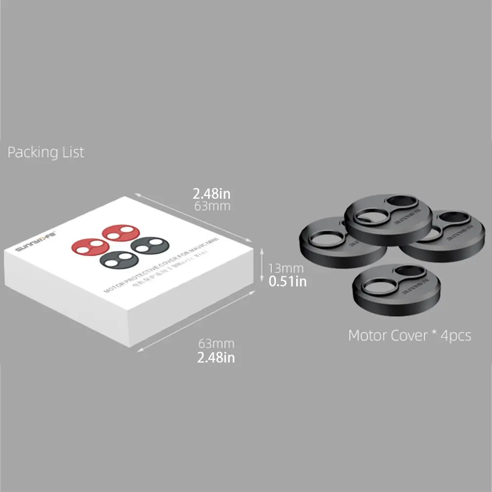4 шт. крышка двигателя Кепки для DJI Mavic мини-Дрон пылезащищенный двигатель защитная аксессуар алюминиевый светильник, без застежек
