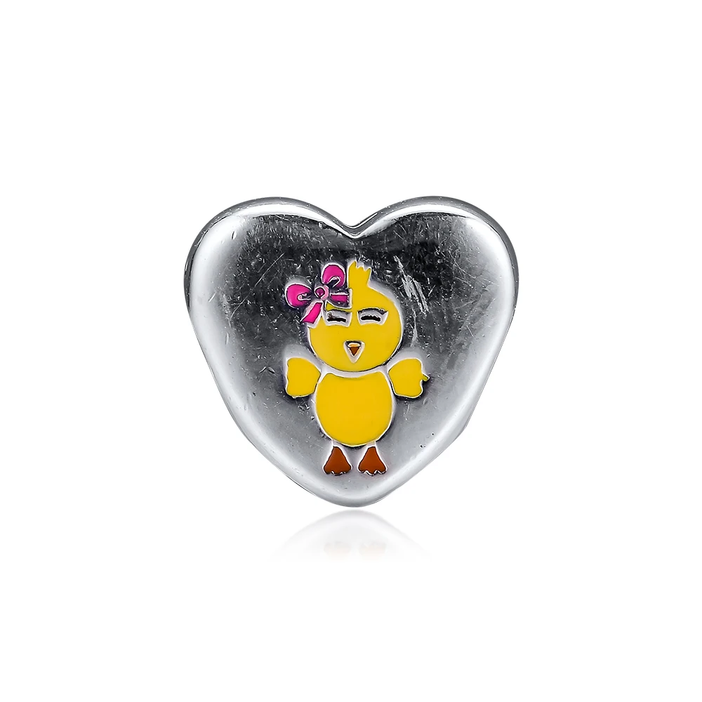 CKK My Favorite Chick Charms 925 Fit Pandora Браслеты из стерлингового серебра Шарм бусины для бусина для изготовления украшений Bijoux
