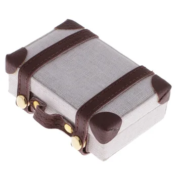 

1:6 Doll House Mini Suitcases Mini House Creative Portable Suitcase Diy Doll House Suitcase Accessories for Doll House Decoratio