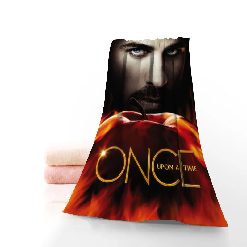 Once Upon a Time Towel Printed Cotton Face/Bath Towels Microfiber Fabric For Kids Men Women Shower Towels