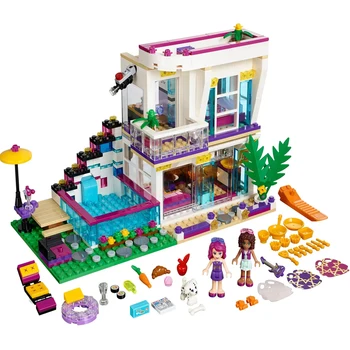 

Lepining Star Livi's House Building Compatible Legoinglys Friend For Girls figures Bricks Educational Toys for childre 760PCS