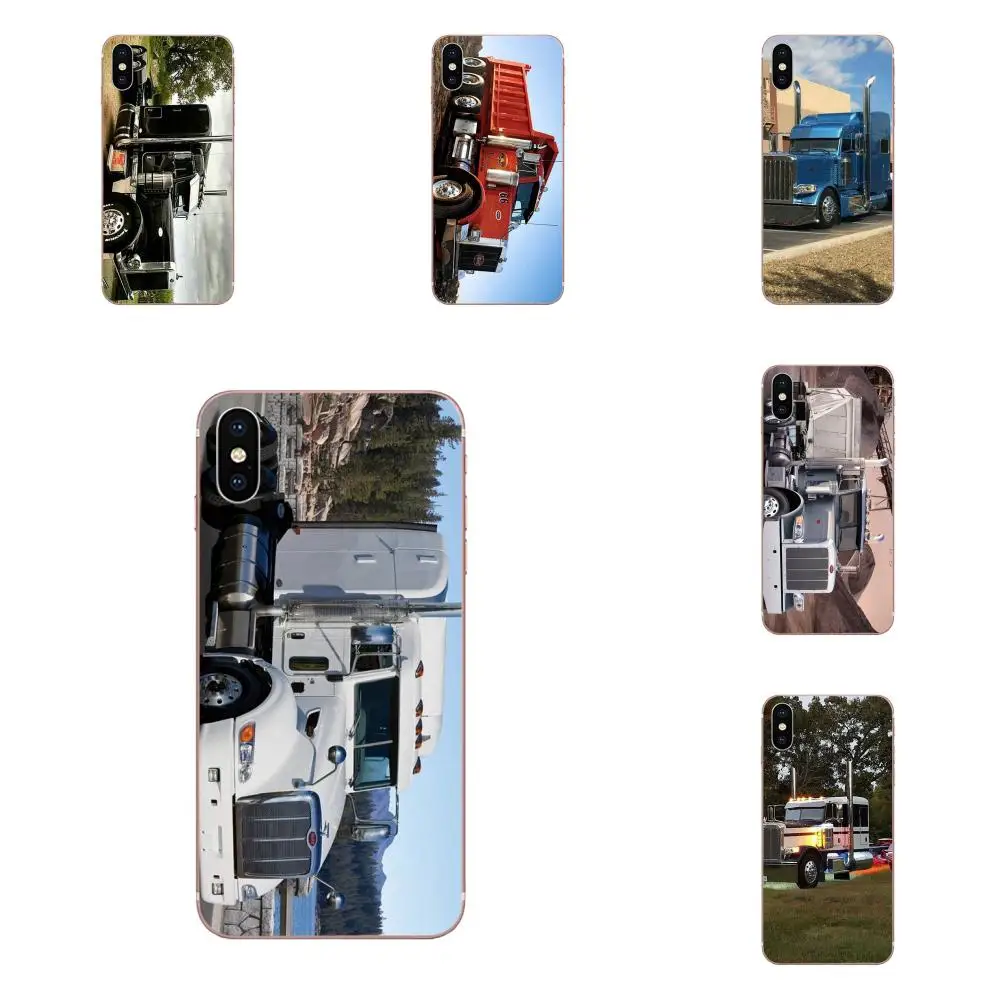 

Peterbilt Trucks Soft Shell Phone Case For Samsung Galaxy Note 5 8 9 S3 S4 S5 S6 S7 S8 S9 S10 5G mini Edge Plus Lite