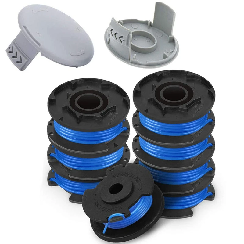 Замена струнного триммера для Ryobi One Plus AC14RL3A 18 в 24 в 40 в 11 футов 0,065 дюйма автоматическая подача Беспроводная Пожиратель катушки линии wi