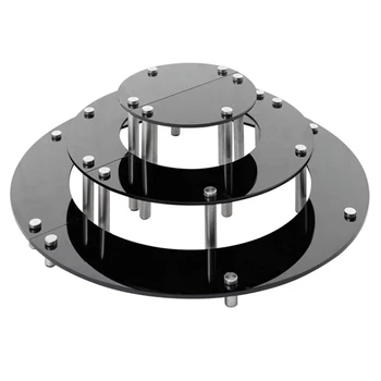 

Acrylic Cupcake Stand 3 Tiers Cake Stand Dessert Serving Platter for Christmas Wedding Birthday Party Crafts Models Display Rack