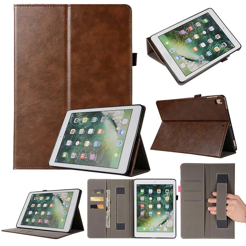 Противоударный чехол из искусственной кожи с откидной подставкой для iPad 10,2 дюймов чехол Бизнес Авто Режим сна/пробуждения умный чехол для iPad 7th Gen чехол