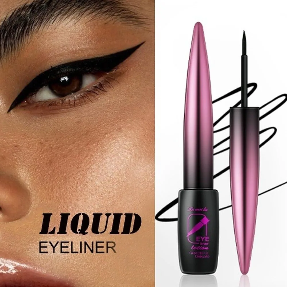 Maquillaje профессиональная Водонепроницаемая длинная жидкость длительного эффекта подводка для глаз карандаш быстросохнущая Sweatproof не Цветущая подводка для глаз Косметика