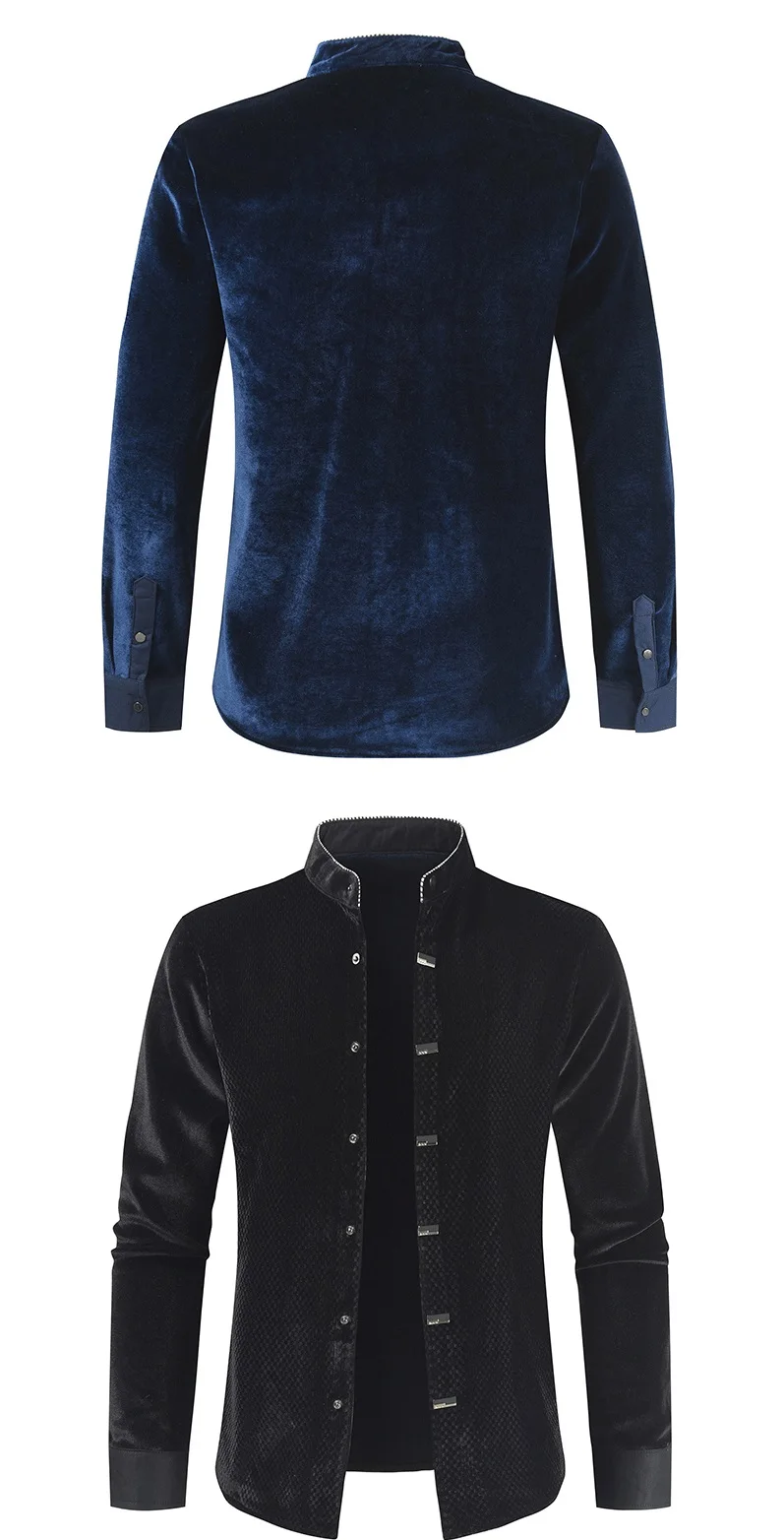 Мужские осенние зимние винтажные рубашки с длинным рукавом Camisa Masculina, мужские повседневные модные облегающие однотонные толстые рубашки Hombre